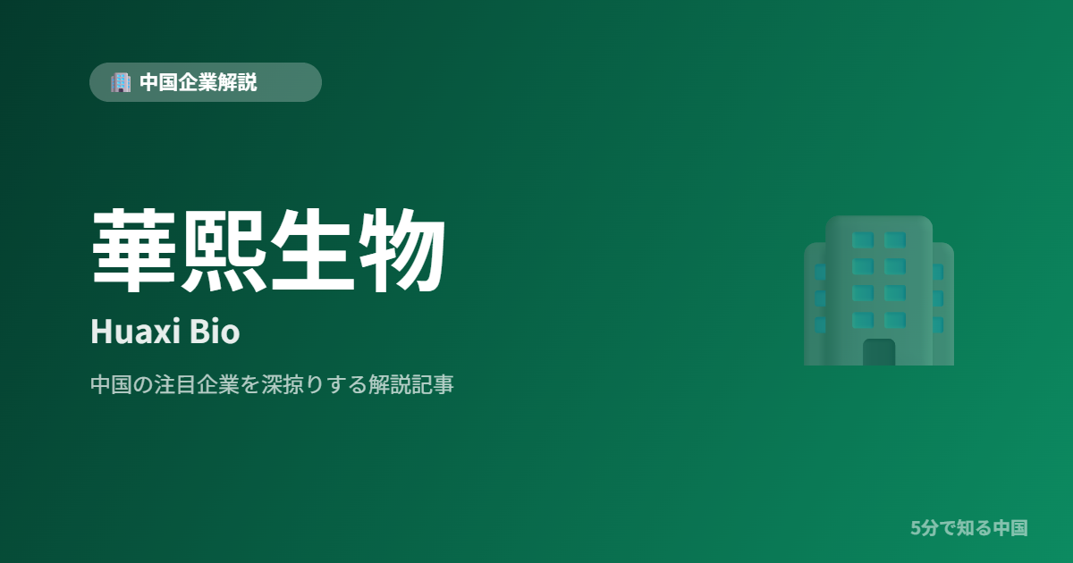 華熙生物 Huaxi Bio